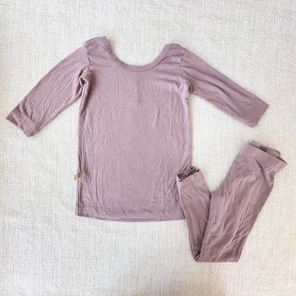 Childhoods Purple Modal Ballet Tunic & Leggings GUC 5T - Picture 1 of 8